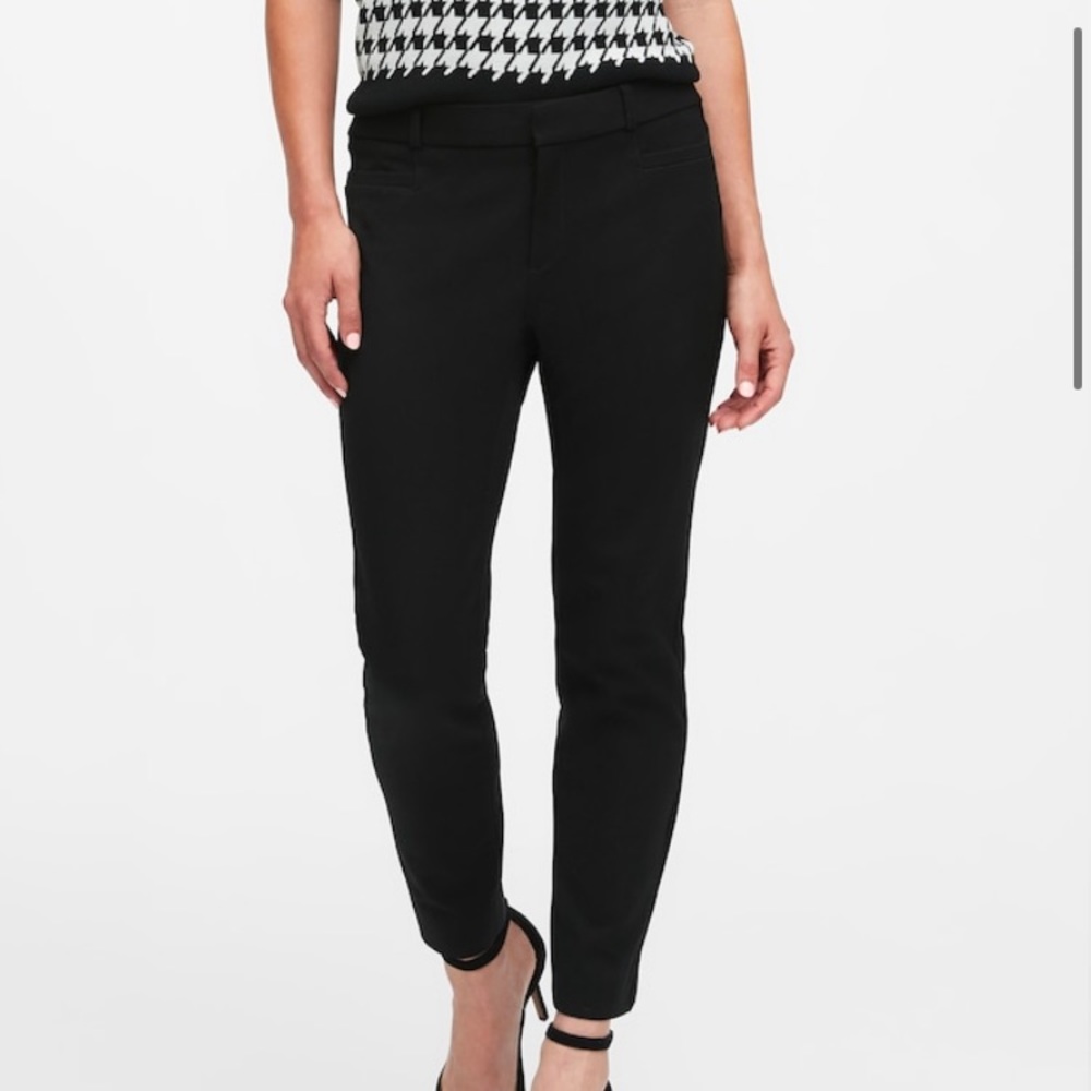 Classic Sloan Skinny Fit Dress Pants - black